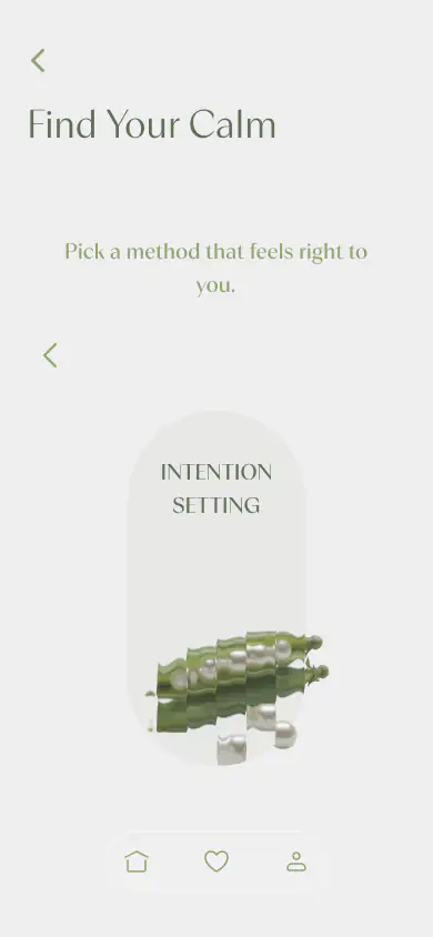 Method carousel cycling through Intention Setting and Breathwork